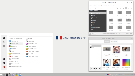 Linux Destinée theme classique