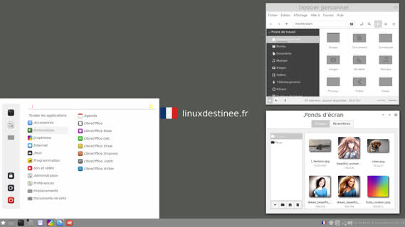 Linux Destinée theme classique